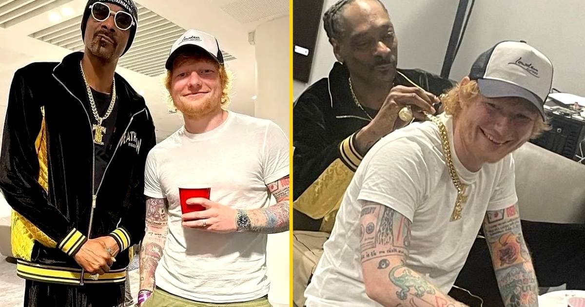 Ed Sheeran said he couldn’t see after smoking with Snoop Dogg