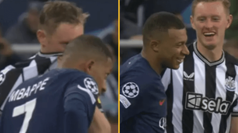 Sean Longstaff thought he got Kylian Mbappe’s shirt but was pied off Sean Longstaff thought he got Kylian Mbappe’s shirt but was pied off