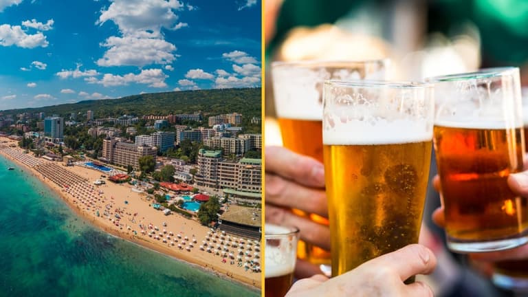 Brits flock to party resort with 80p pints and £9 hotel rooms Brits flock to party resort with 80p pints and £9 hotel rooms
