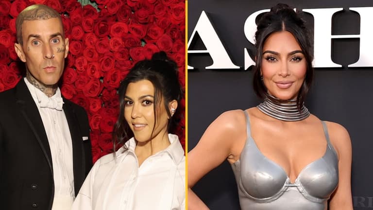 Travis Barker says he ‘kept secretly checking out’ Kim Kardashian before getting with Kourtney Kardashian Travis Barker says he ‘kept secretly checking out’ Kim Kardashian before getting with Kourtney Kardashian