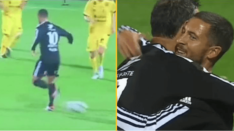 Eden Hazard makes incredible return to football just days after retiring Eden Hazard makes incredible return to football just days after retiring