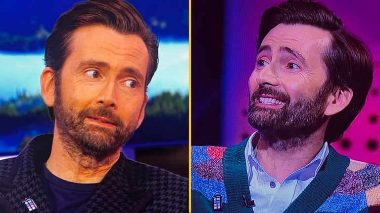 David Tennant’s trans badge raises thousands for LGBTQ+ charity David Tennant’s trans badge raises thousands for LGBTQ+ charity