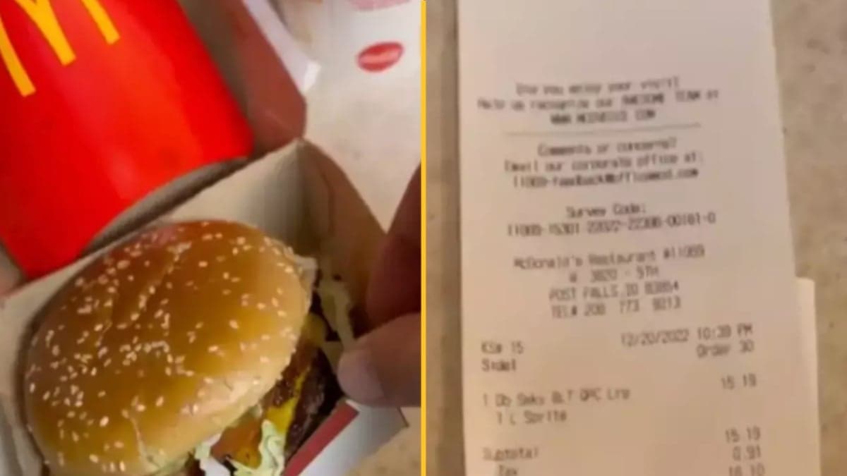 Customer slams McDonald’s as ‘no longer affordable’ after sharing bill for usual order