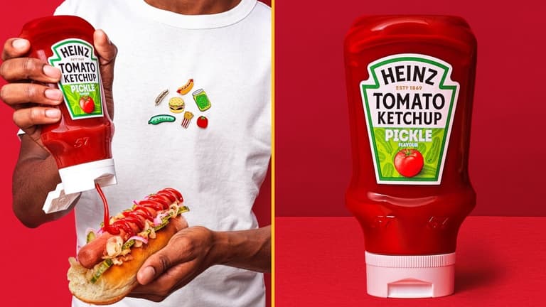 Heinz launches pickle-flavoured tomato ketchup Heinz launches pickle-flavoured tomato ketchup