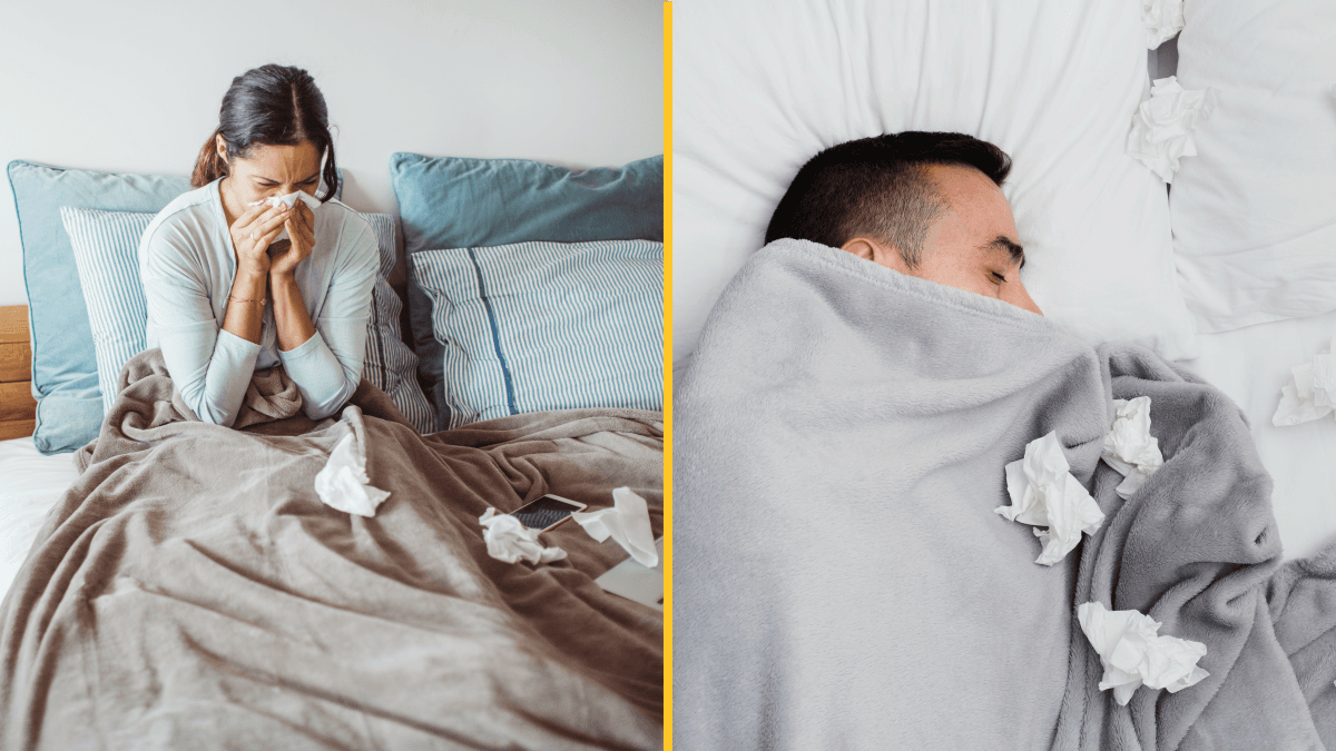 ‘Brutal’ cold sweeping across UK is leaving people ill for weeks