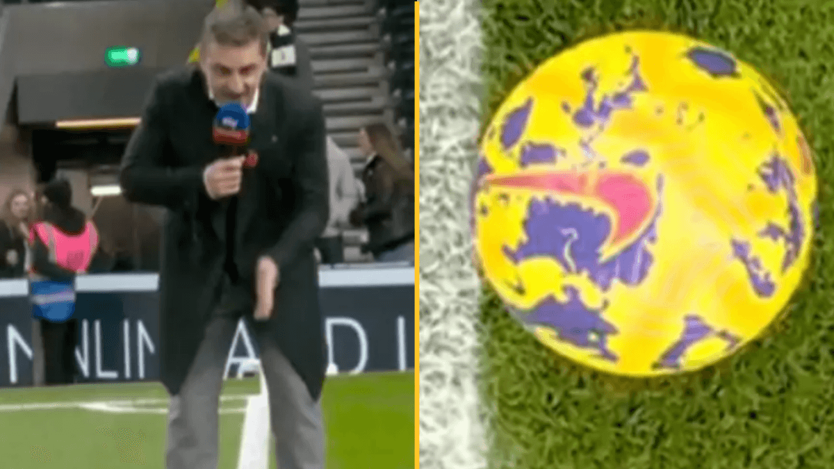 Gary Neville breaks down why VAR couldn’t overrule the ball being out of play during Newcastle vs Arsenal