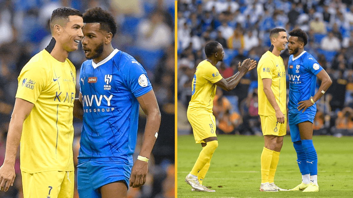Cristiano Ronaldo confronted by furious Al Hilal defender in 3-0 defeat