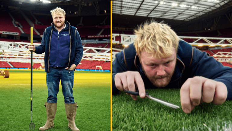 Man United enlist Clarkson’s Farm star Kaleb Cooper to fix pitch Man United enlist Clarkson’s Farm star Kaleb Cooper to fix pitch