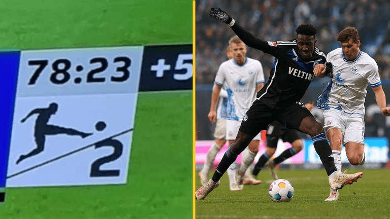 Why Schalke vs Hansa’s first half ran beyond the 78th minute Why Schalke vs Hansa’s first half ran beyond the 78th minute