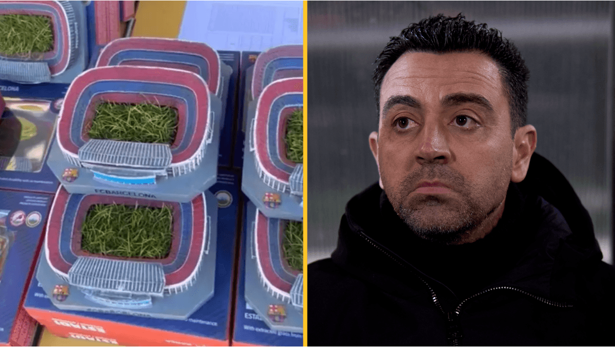Barcelona have started selling the Nou Camp grass to fans