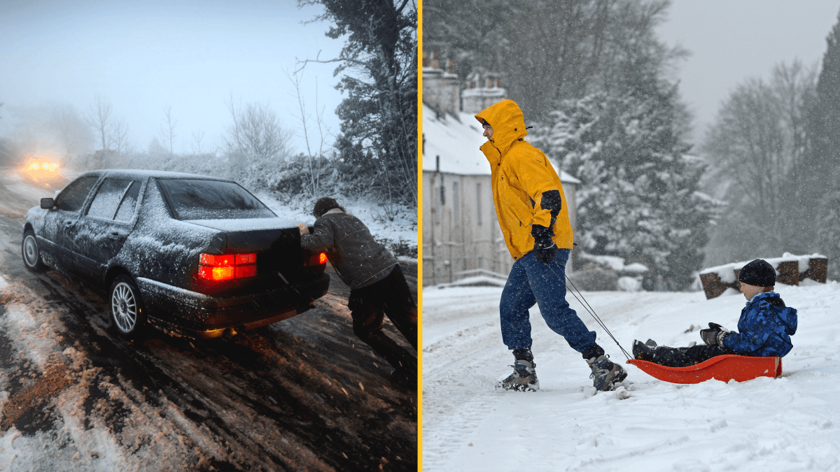 Weather warnings issued as ‘Arctic blast’ set to bring 10cm of snow to UK