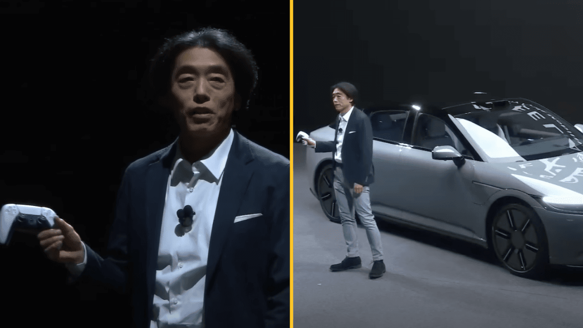Sony reveal their new car that can be driven by a PS5 controller