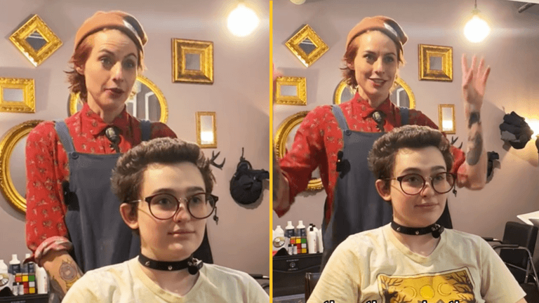 Hairdresser sparks debate by asking if she can touch customer’s hair Hairdresser sparks debate by asking if she can touch customer’s hair