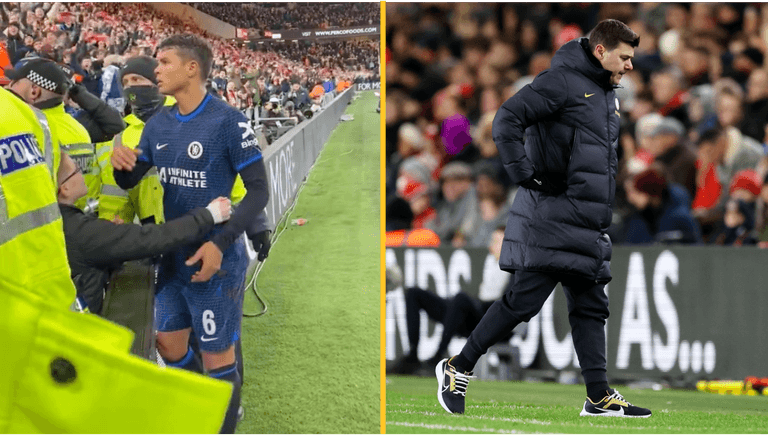 Thiago Silva confronts fuming Chelsea fans after Middlesbrough defeat Thiago Silva confronts fuming Chelsea fans after Middlesbrough defeat