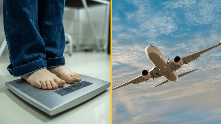 Airline starts weighing passengers along with their luggage Airline starts weighing passengers along with their luggage
