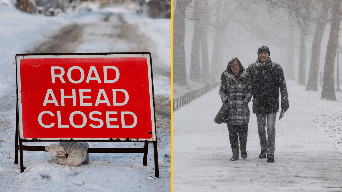 Met Office issues major snow warning as large parts of UK set for deluge