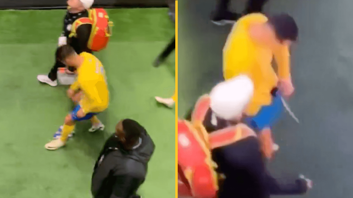 Cristiano Ronaldo rubs Al Hilal scarf against crotch after Riyadh Cup defeat