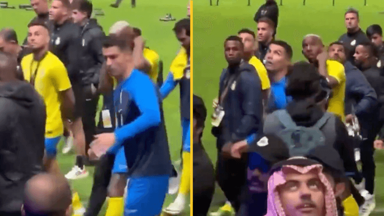 Cristiano Ronaldo storms off pitch again after not winning Riyadh Cup MVP Cristiano Ronaldo storms off pitch again after not winning Riyadh Cup MVP