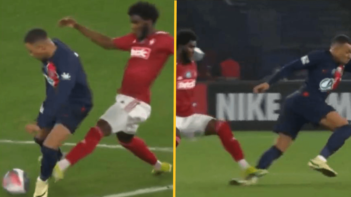 Brest defender produces potential ‘career-ending’ tackle on Kylian Mbappe