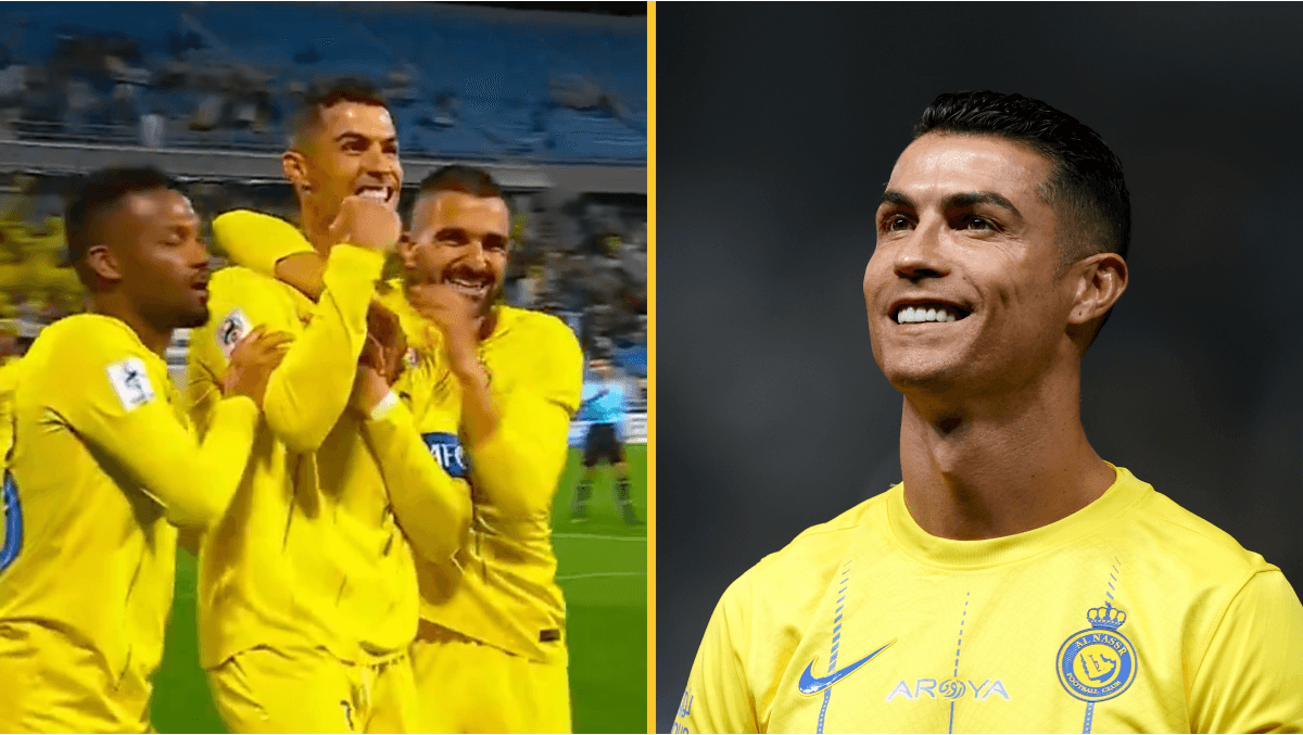 Cristiano Ronaldo debuts new celebration with first goal of 2024