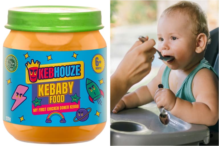 World’s first kebab baby food launches in the UK World’s first kebab baby food launches in the UK