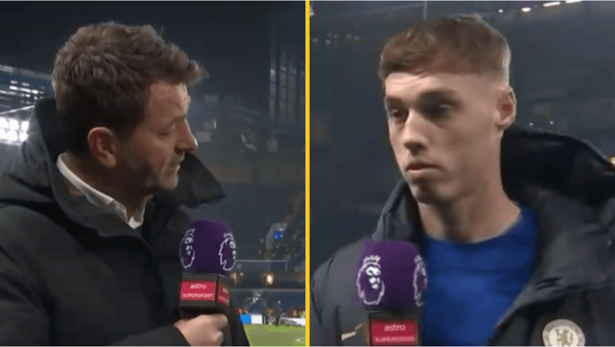 Tim Sherwood slammed for asking Cole Palmer ‘most awkward question ever’ on live TV