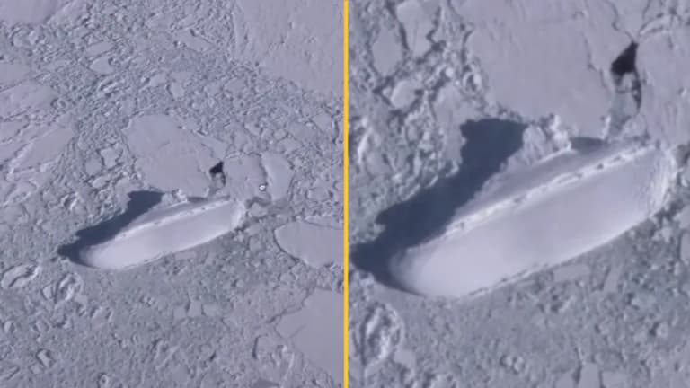‘400ft long ice ship’ discovered in Antarctica ‘400ft long ice ship’ discovered in Antarctica