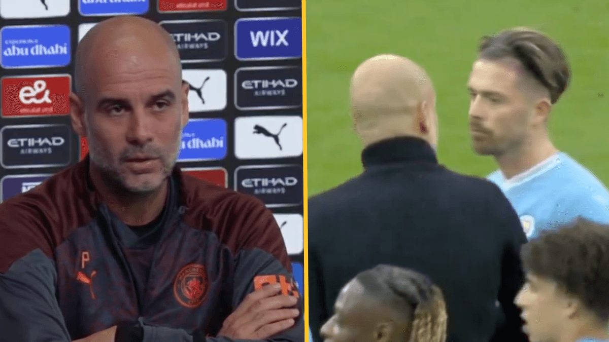 Pep Guardiola has hilarious response to viral Jack Grealish exchange