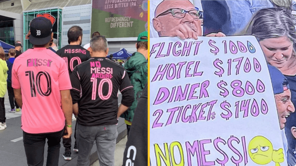 Fuming MLS fans alter Messi shirts after wasting ‘hundreds of dollars’ to watch Inter Miami