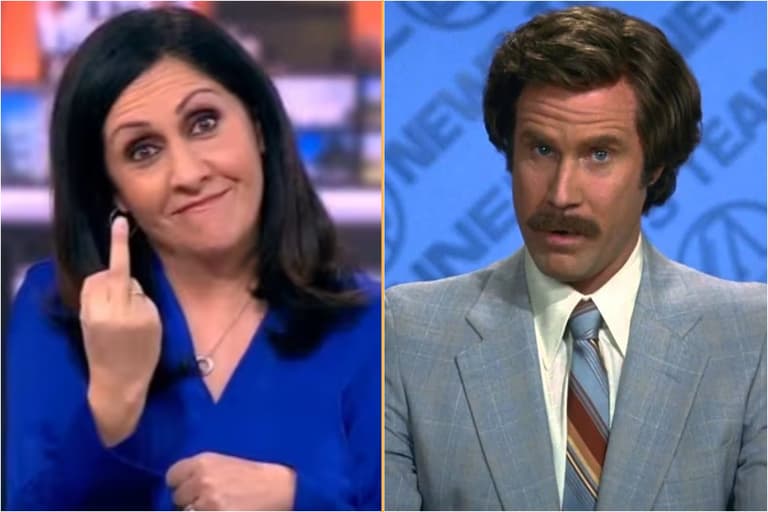 BBC News anchor signs off with ‘I’m Ron Burgundy’ following autocue howler BBC News anchor signs off with ‘I’m Ron Burgundy’ following autocue howler