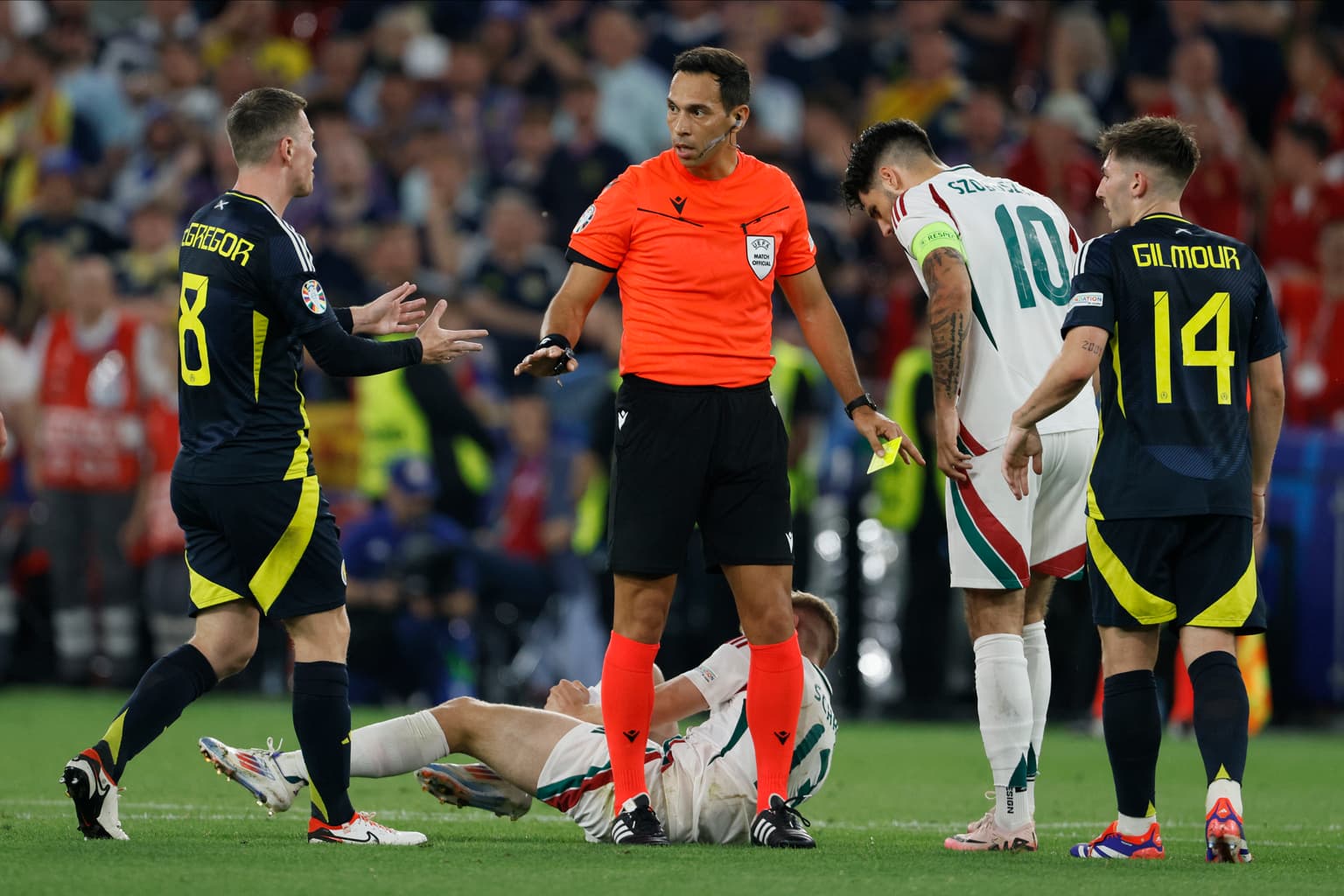 UEFA axe Euros referee who failed to award Scotland penalty against Hungary
