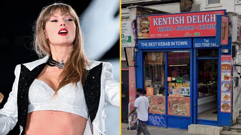 Taylor Swift places huge order at local London kebab shop ahead of Wembley shows Taylor Swift places huge order at local London kebab shop ahead of Wembley shows