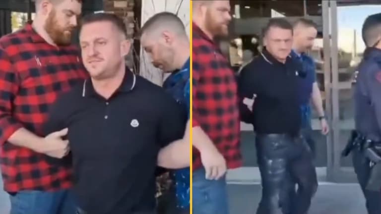 Tommy Robinson arrested in Canada for suspected immigration offence Tommy Robinson arrested in Canada for suspected immigration offence