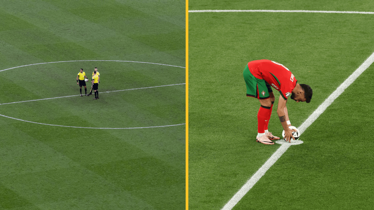 Fans are only just realising the purpose of the centre circle in football