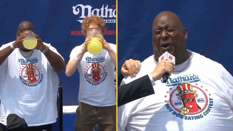 World record for lemonade chugging has been broken World record for lemonade chugging has been broken