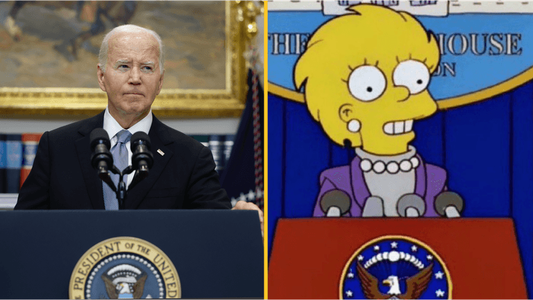 Simpsons fans think yet another prediction has come true after Joe Biden stood down Simpsons fans think yet another prediction has come true after Joe Biden stood down