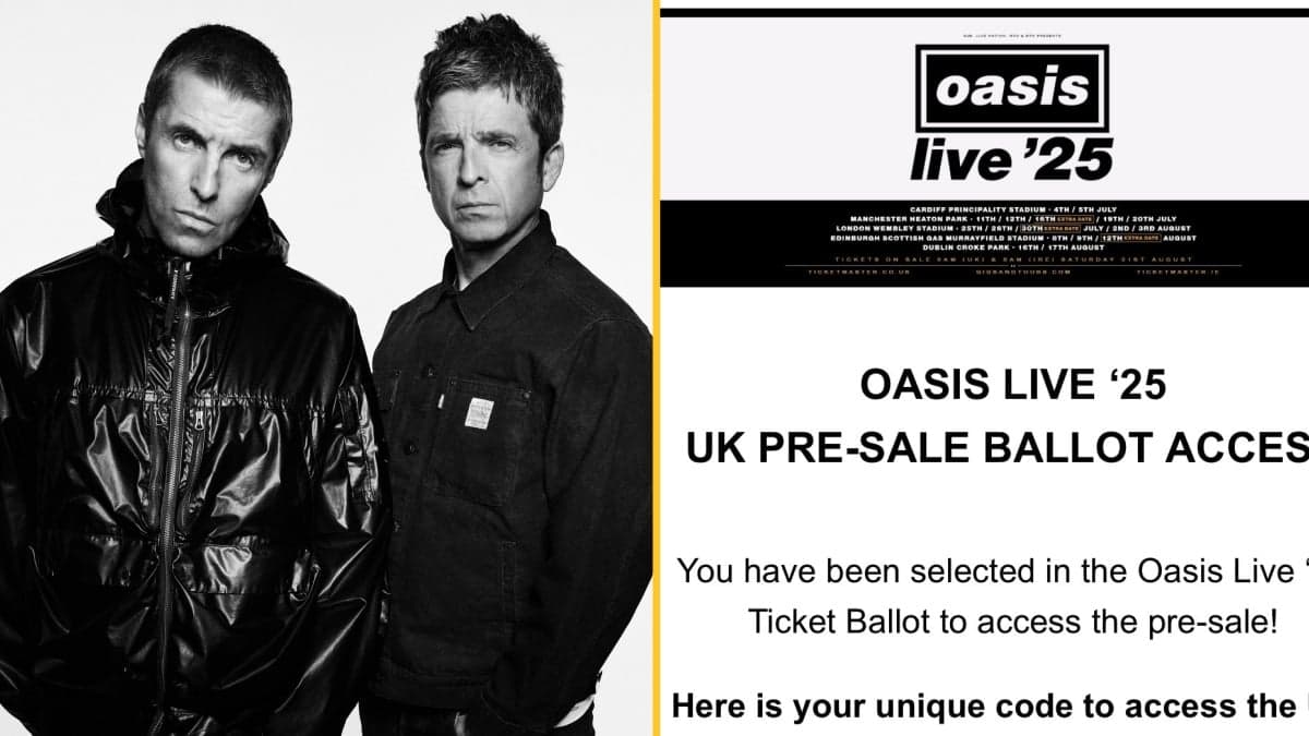 Oasis fans urged to begin checking email and spam inbox as pre-sale codes roll out