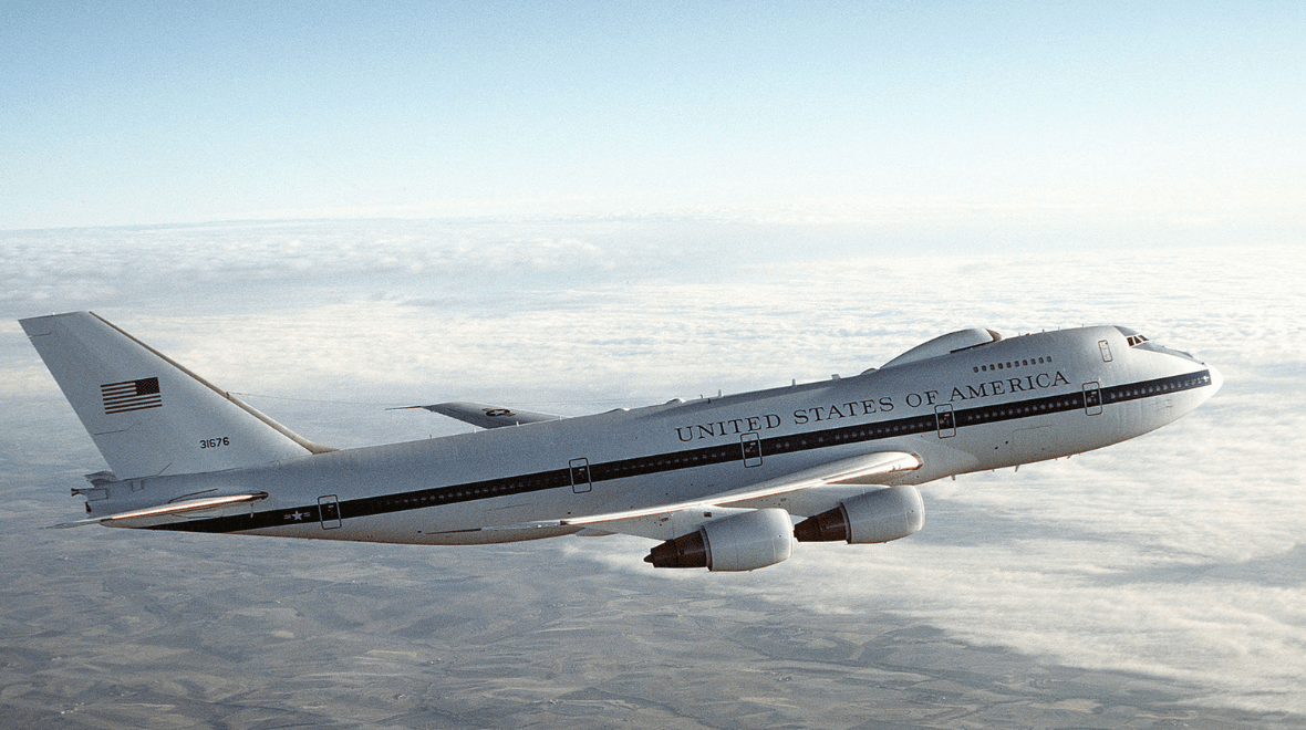 Seeing this plane flying above you could mean you only have five minutes of your life left