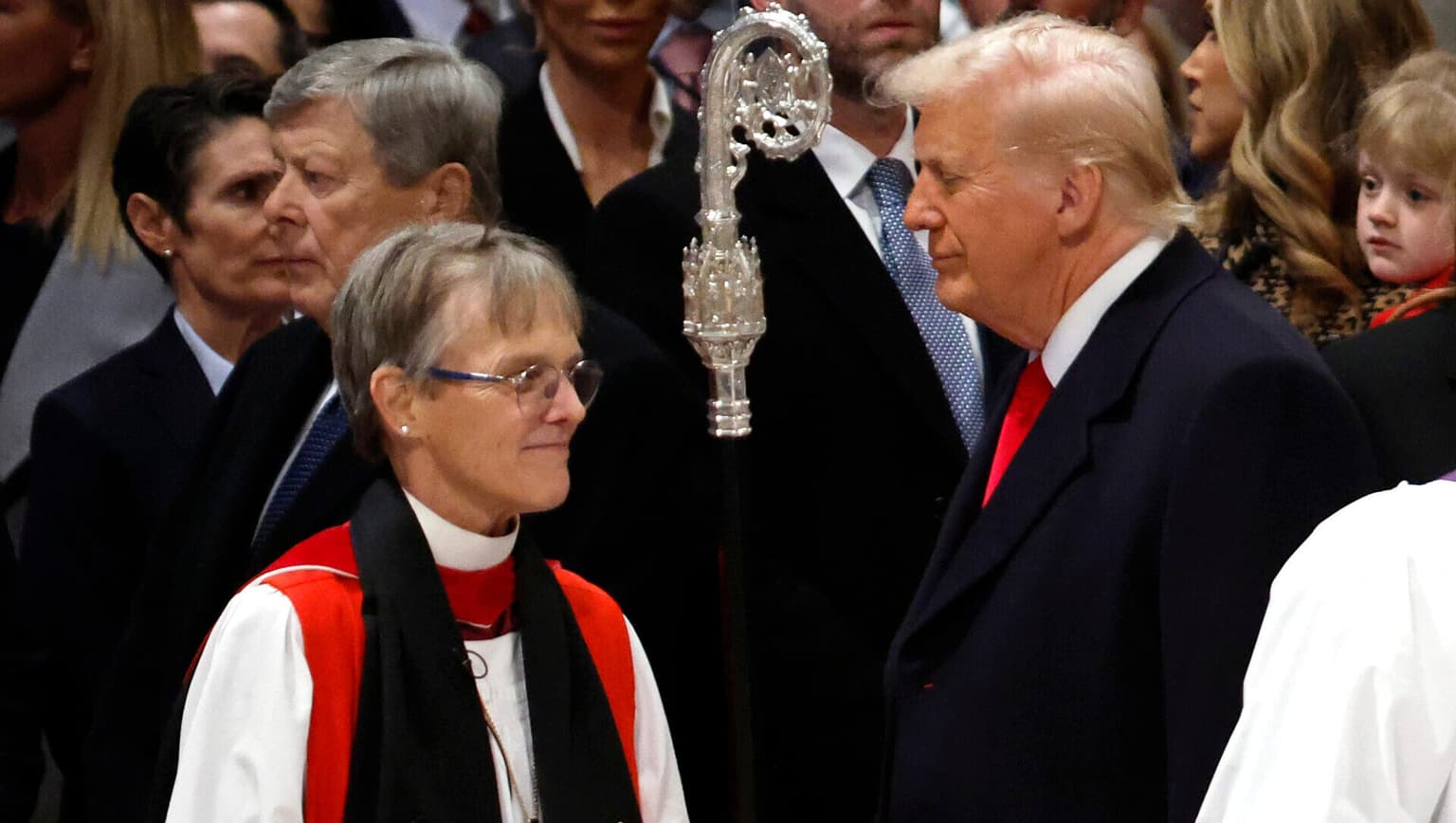 Trump slams ‘so-called’ bishop in brutal post calling for her to apologise