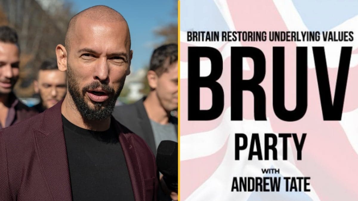 Andrew Tate mocked after launching ‘BRUV Party’ in hopes of becoming UK Prime Minister