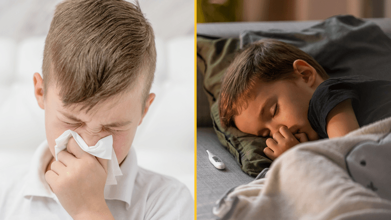 Cases of Rhinovirus soar among children across the UK Cases of Rhinovirus soar among children across the UK