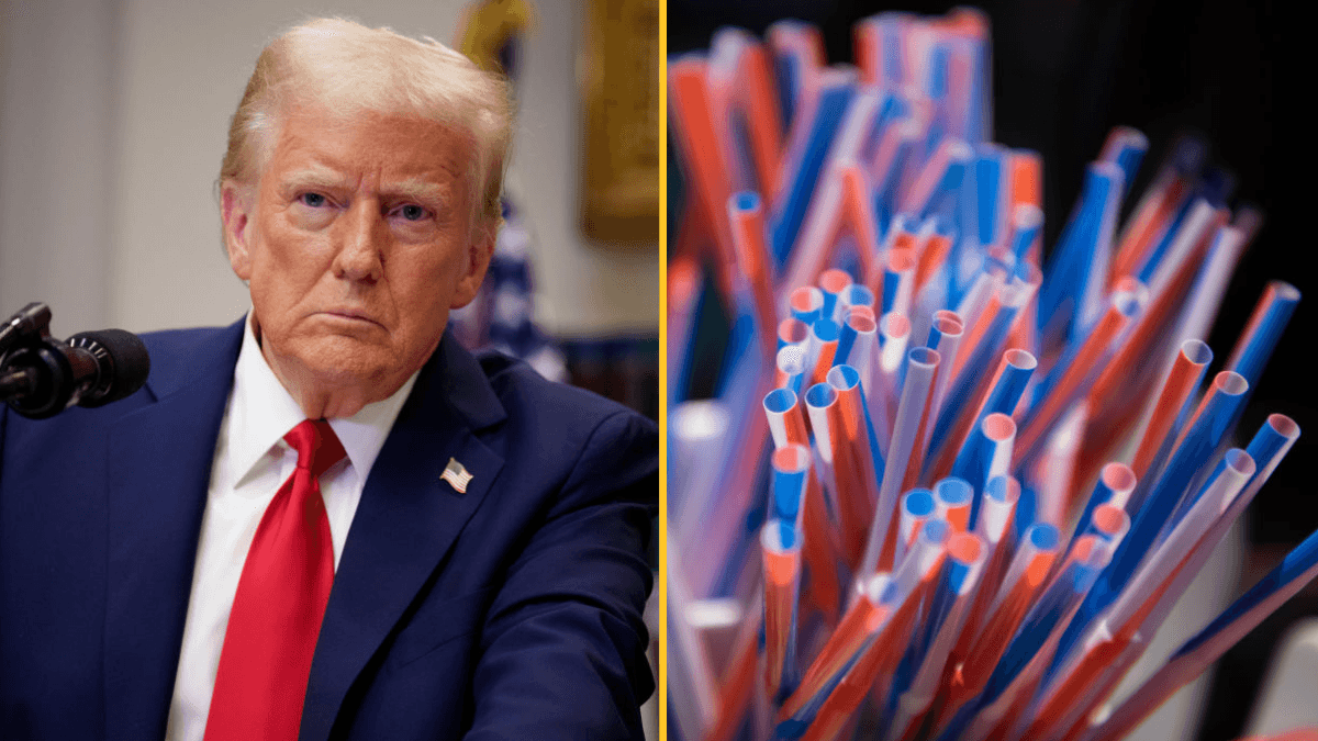 Trump pledges to bring back plastic straws in new executive order