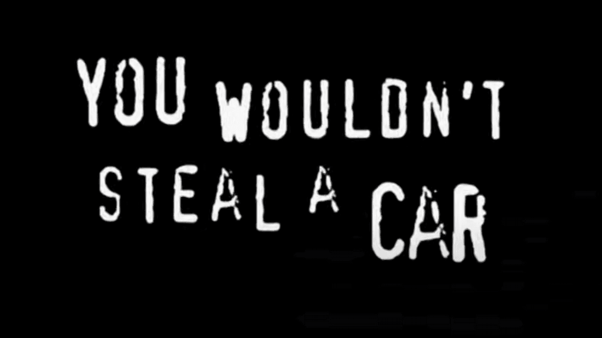 Famous anti-piracy campaign may have used pirated font