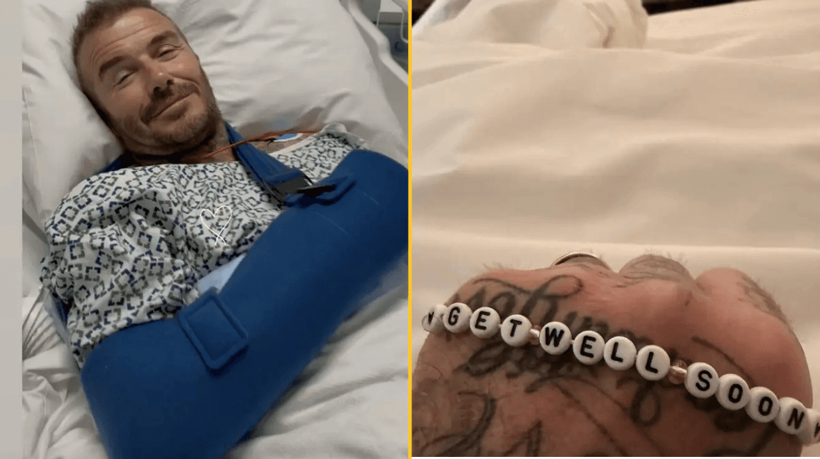 David Beckham admitted to hospital as wife Victoria issues update