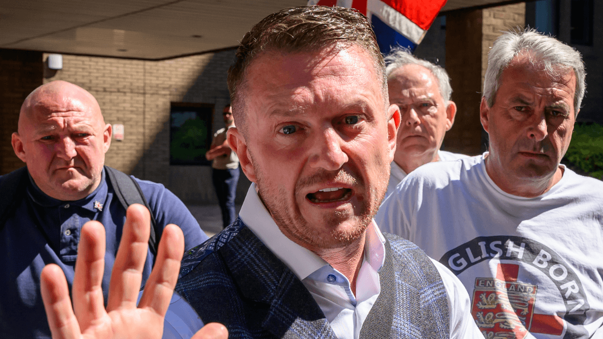 Tommy Robinson arrested over alleged assault at London station