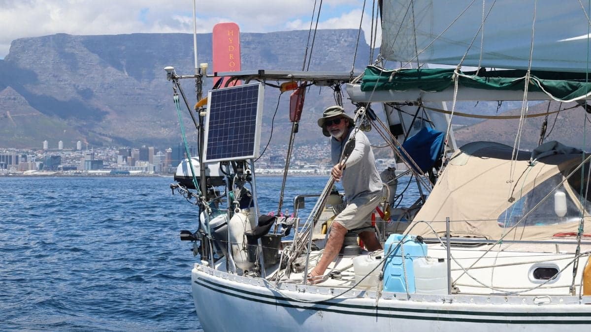 Man returns home after sailing around the world solo for nine years