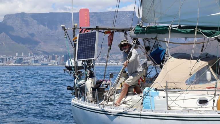 Man returns home after sailing around the world solo for nine years