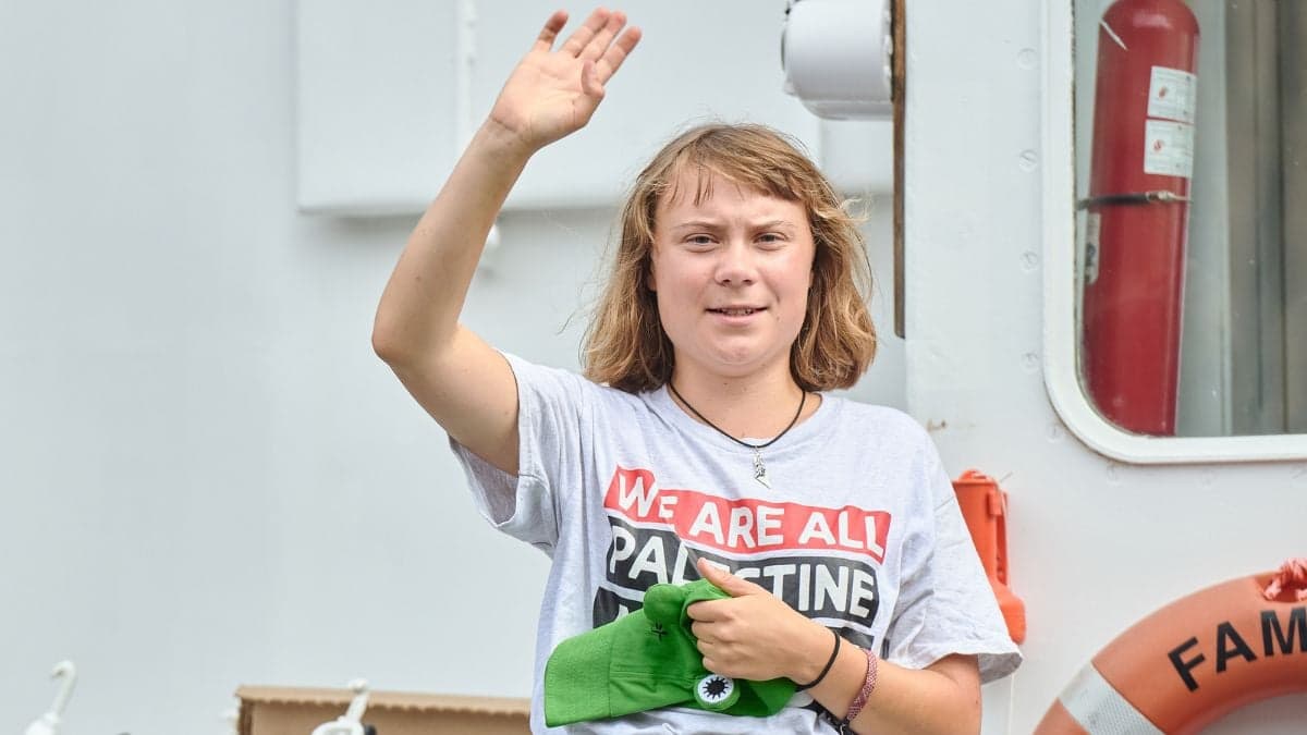 Greta Thunberg’s aid vessel intercepted by Israeli military
