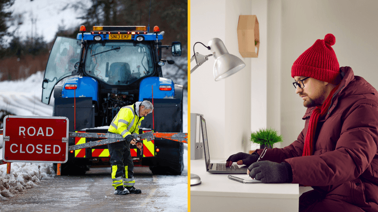 How cold is too cold to go into work?