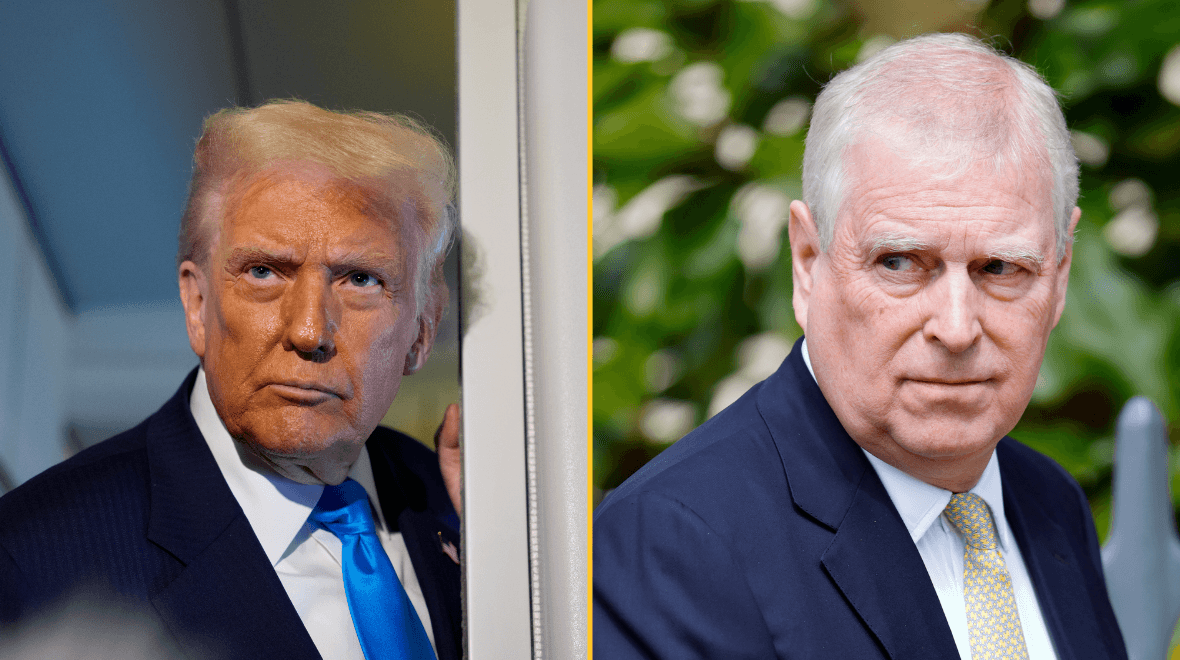 Donald Trump says he feels ‘badly’ for royal family after Andrew stripped of titles